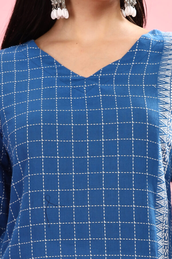 South cotton checked kurti - Image 5