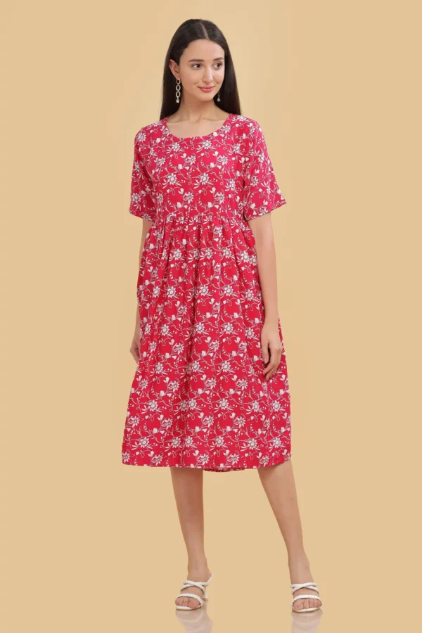 Floral Pattern Gorgeous Gown