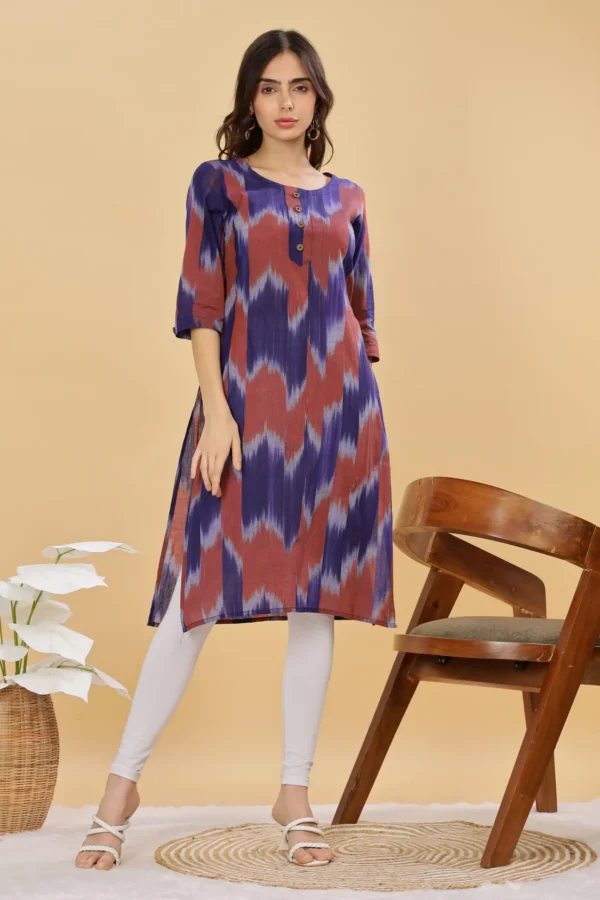 Printed Straight Kurti