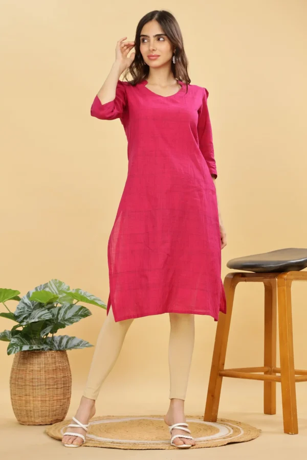 Plain Elegance Kurti