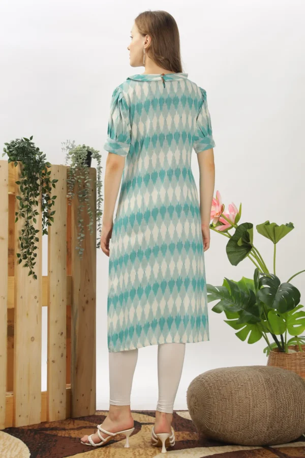 Iket Fancy Collar Kurti - Image 3