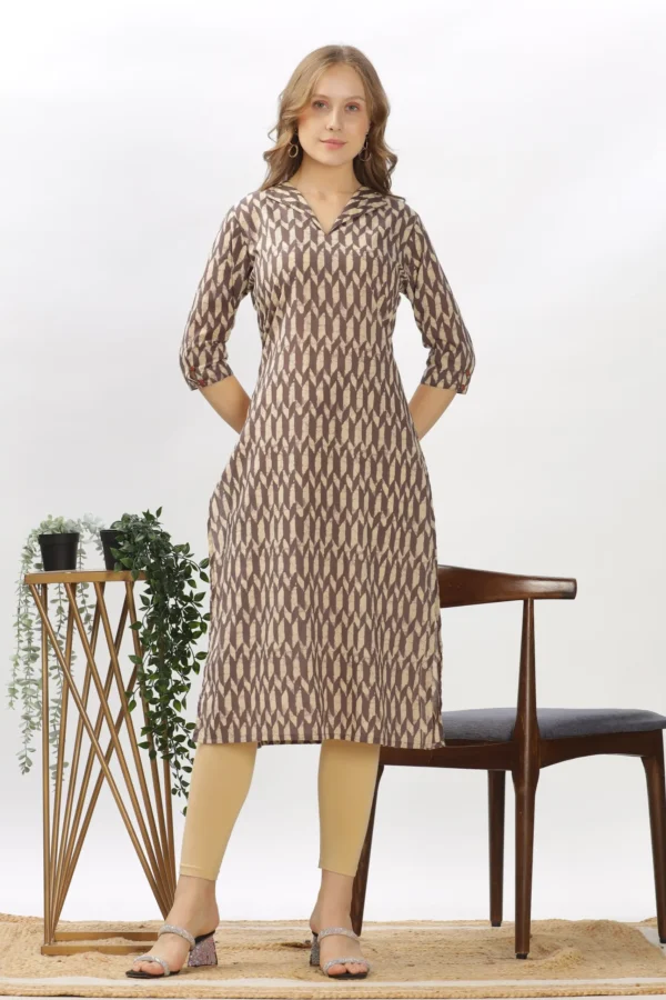 Women Printed Straight Kurti