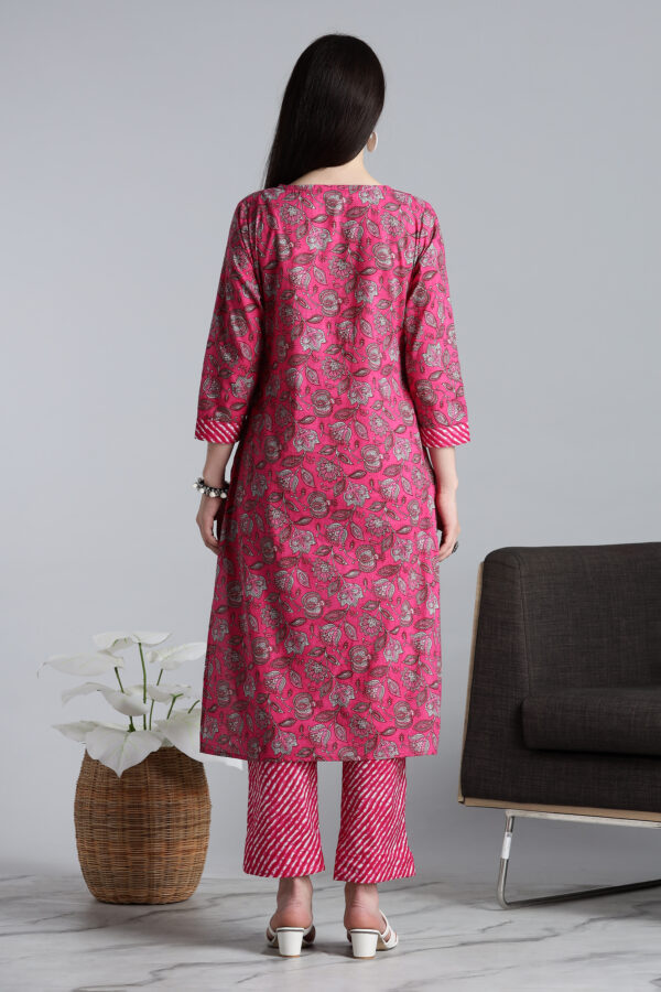 PINK FLORAL PRINTED COD SET - Image 3