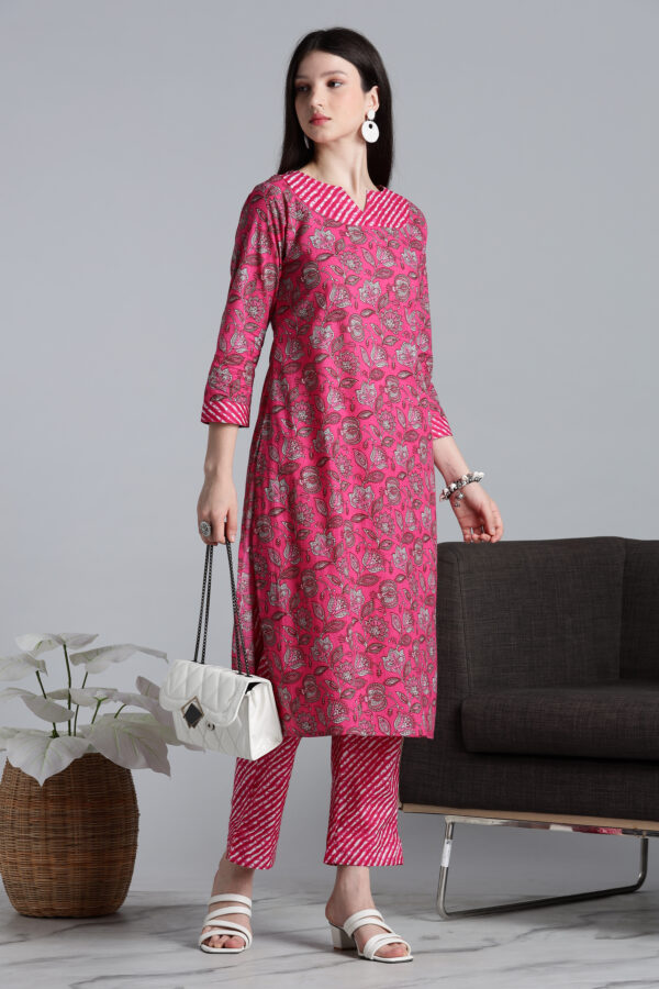 PINK FLORAL PRINTED COD SET - Image 6