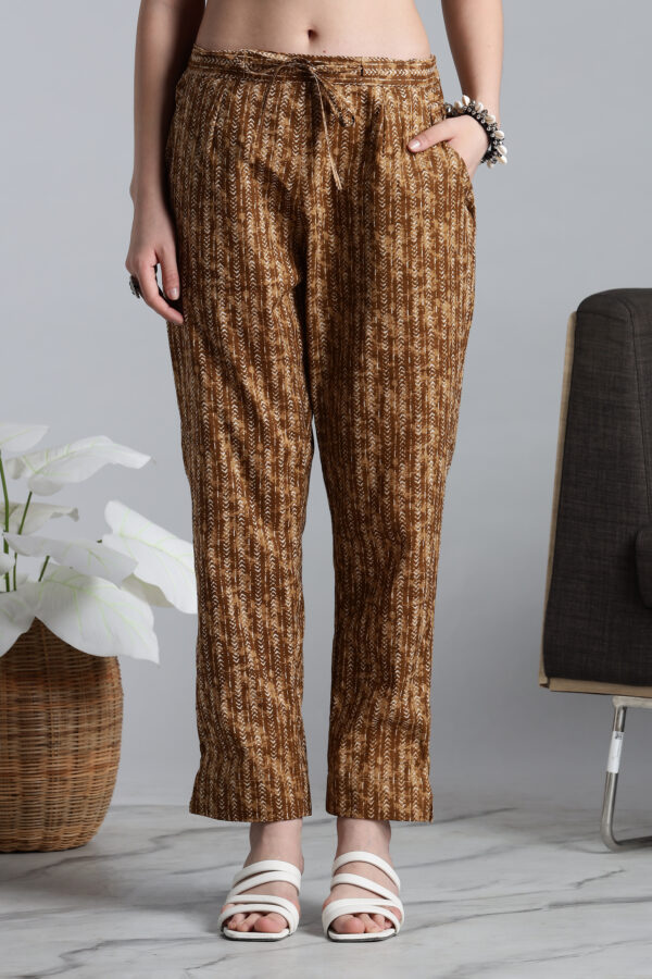 BROWN FLORAL PRINT COD SET - Image 2