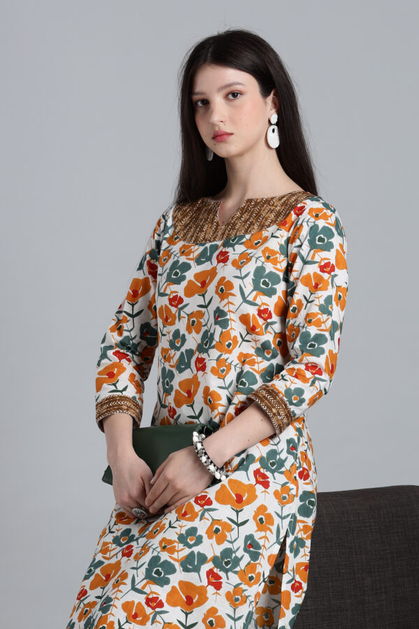 BROWN FLORAL PRINT COD SET - Image 6