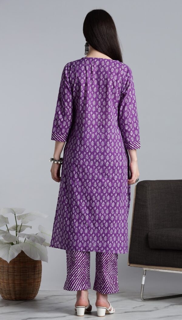 PURPLE PRINTED COD SET - Image 2