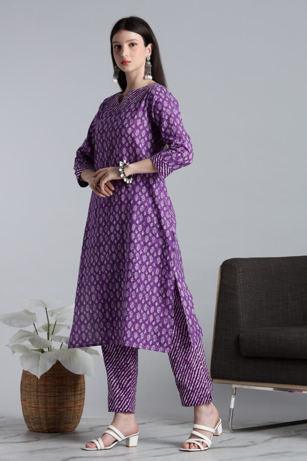 PURPLE PRINTED COD SET - Image 5