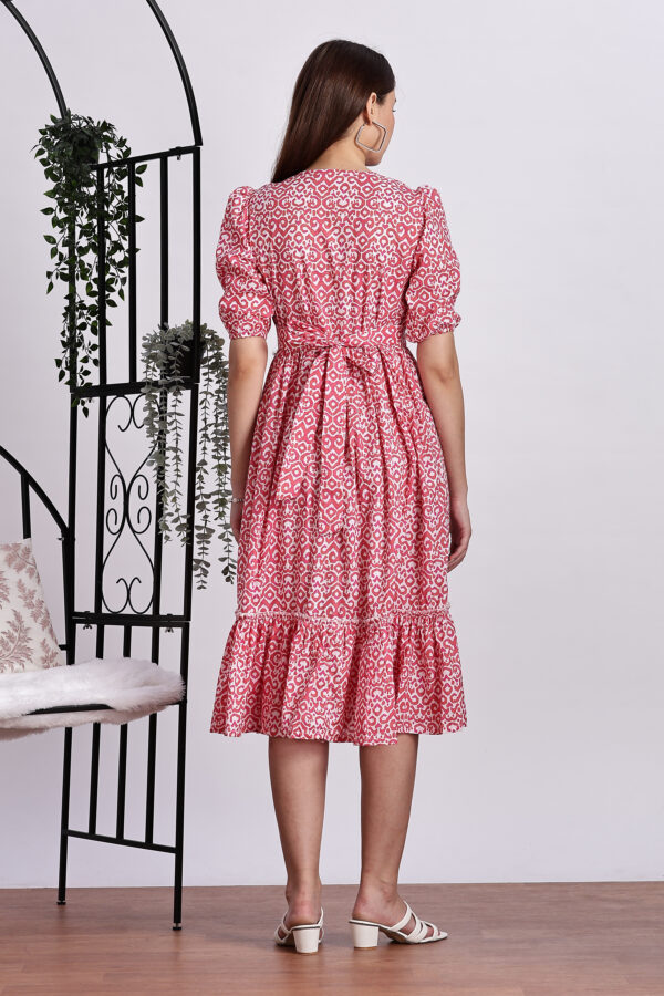 PINK AND WHITE PARTY GOWN - Image 2