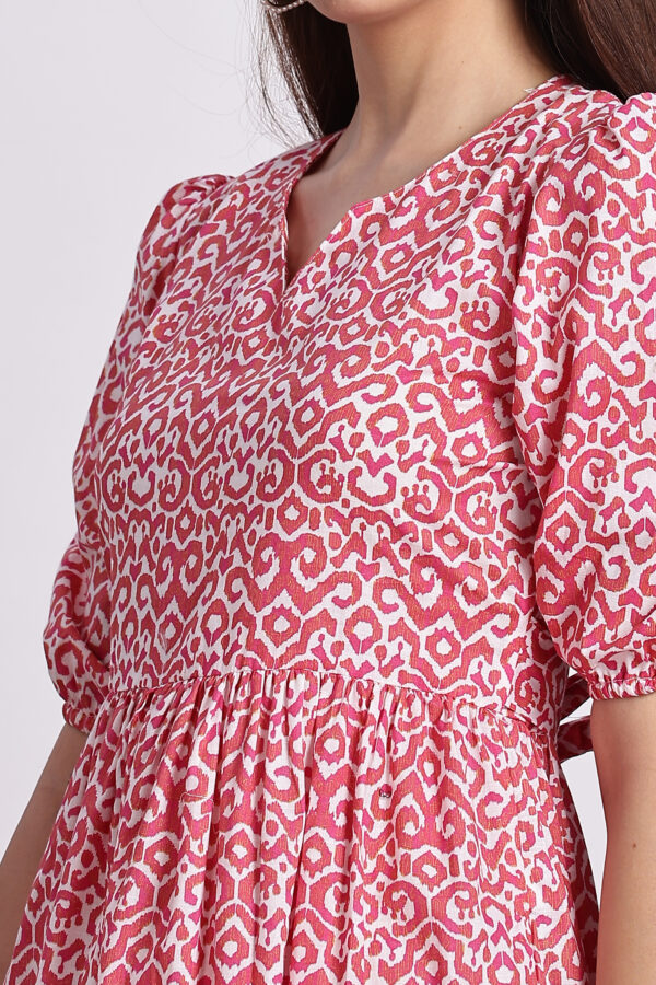 PINK AND WHITE PARTY GOWN - Image 3