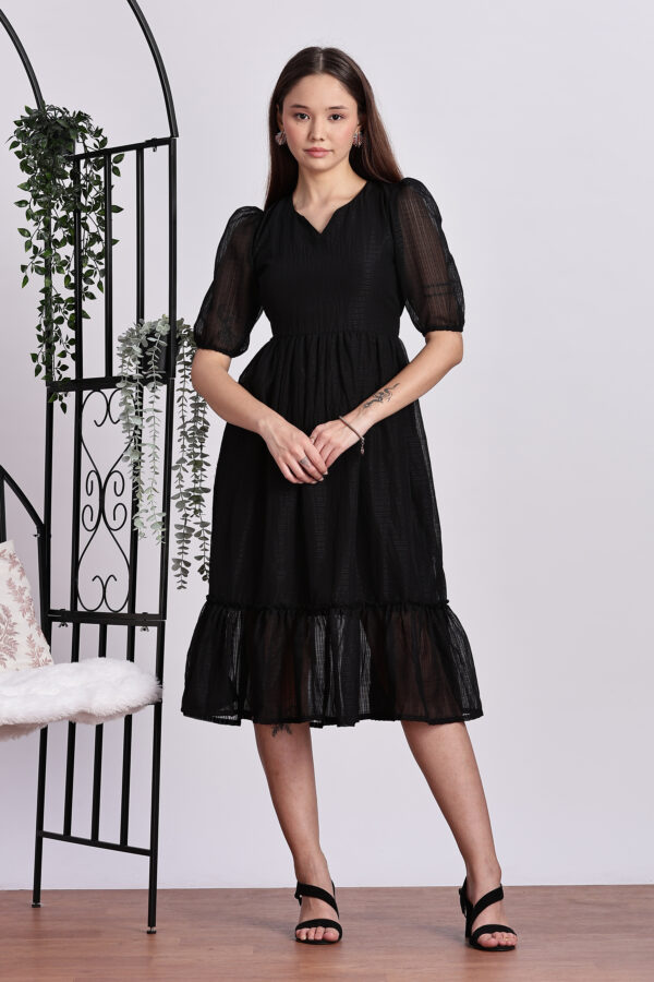 BLACK PARTY GOWN - Image 4