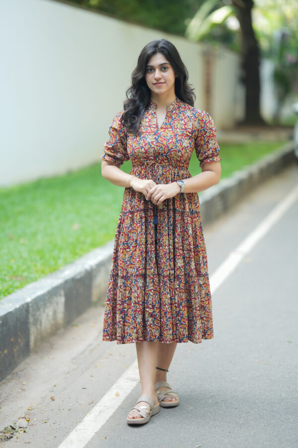 Elegant Kalamkari Gown
