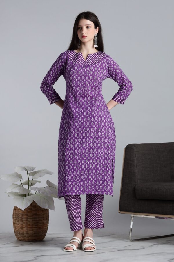 PURPLE PRINTED COD SET