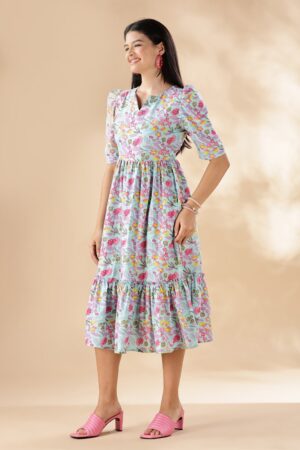 Floral Design Gown