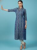 Ikat Blue Kurti