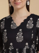 Black Aura feeding Cotton Gown