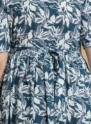 Blue Bloom Cotton Gown