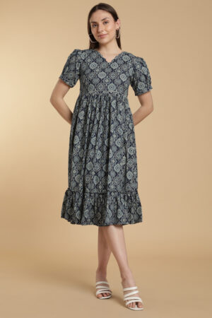 Black Whisper Cotton Gown