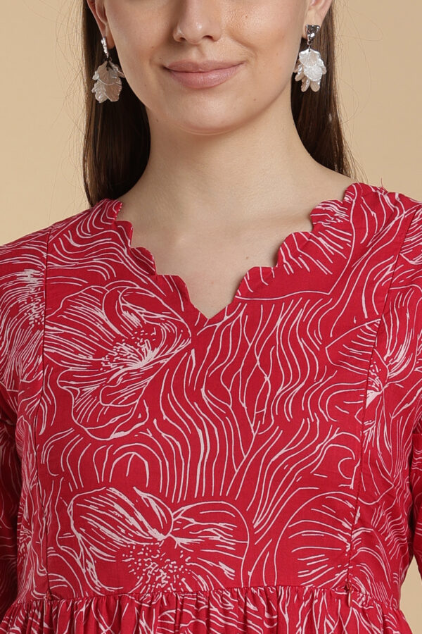 Ruby Bloom Feeding Gown