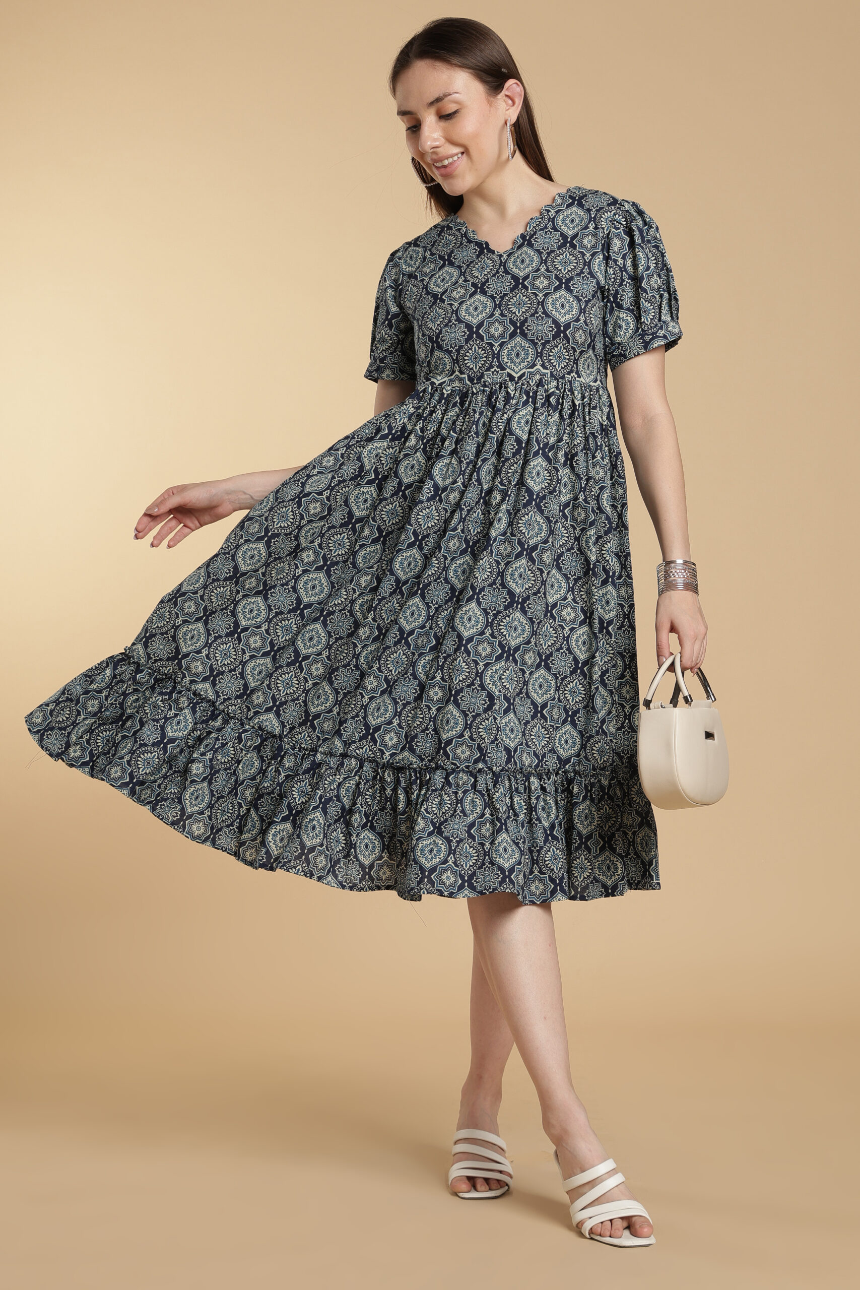 Black Whisper Cotton Gown