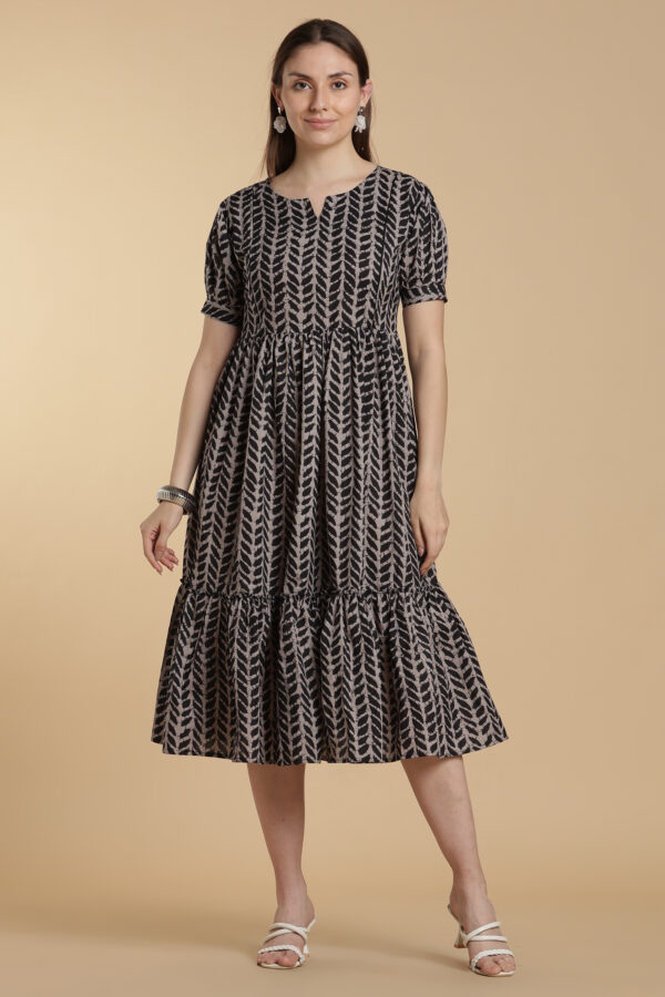 Midnight Leaf Feeding Gown