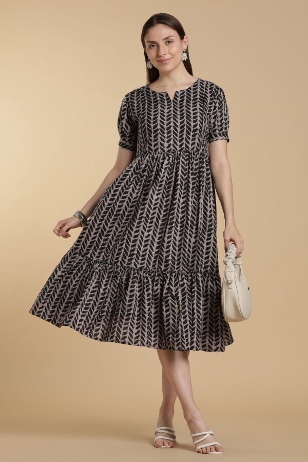 Midnight Leaf Feeding Gown