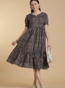 Midnight Leaf Feeding Gown