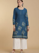 Azure Mini Leaf Kurti