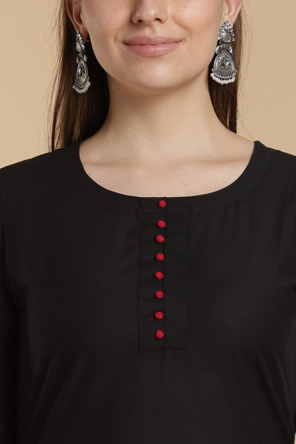 Black Canopy Kurti