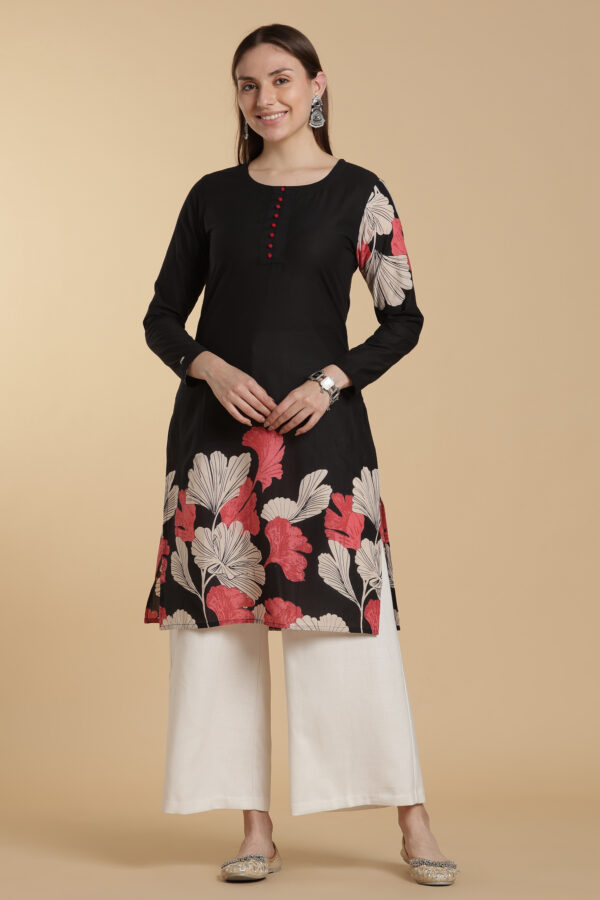 Black Canopy Kurti