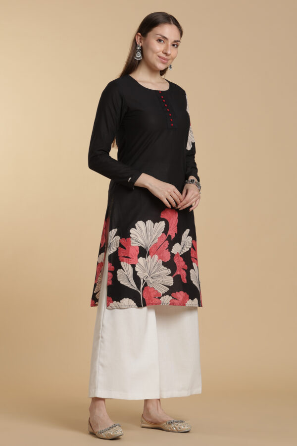 Black Canopy Kurti