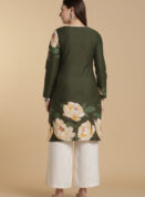 Emerald Bloom Kurti