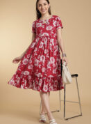 Ruby Breeze Cotton Gown