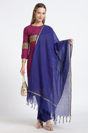 Traditional Border Style Kurti - Pink