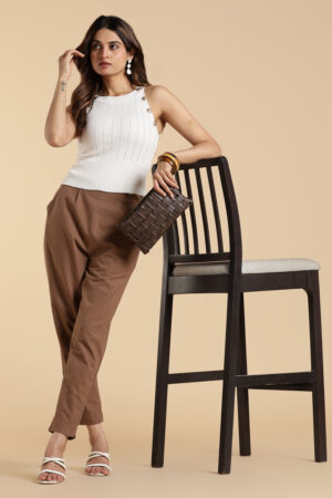 Cotton Comfort Pants - Classic Brown