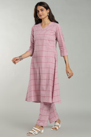 Pink Gingham Check Co-ord Set