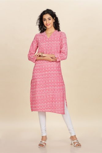 Iket fancy collar kurti Girly colours 32-min